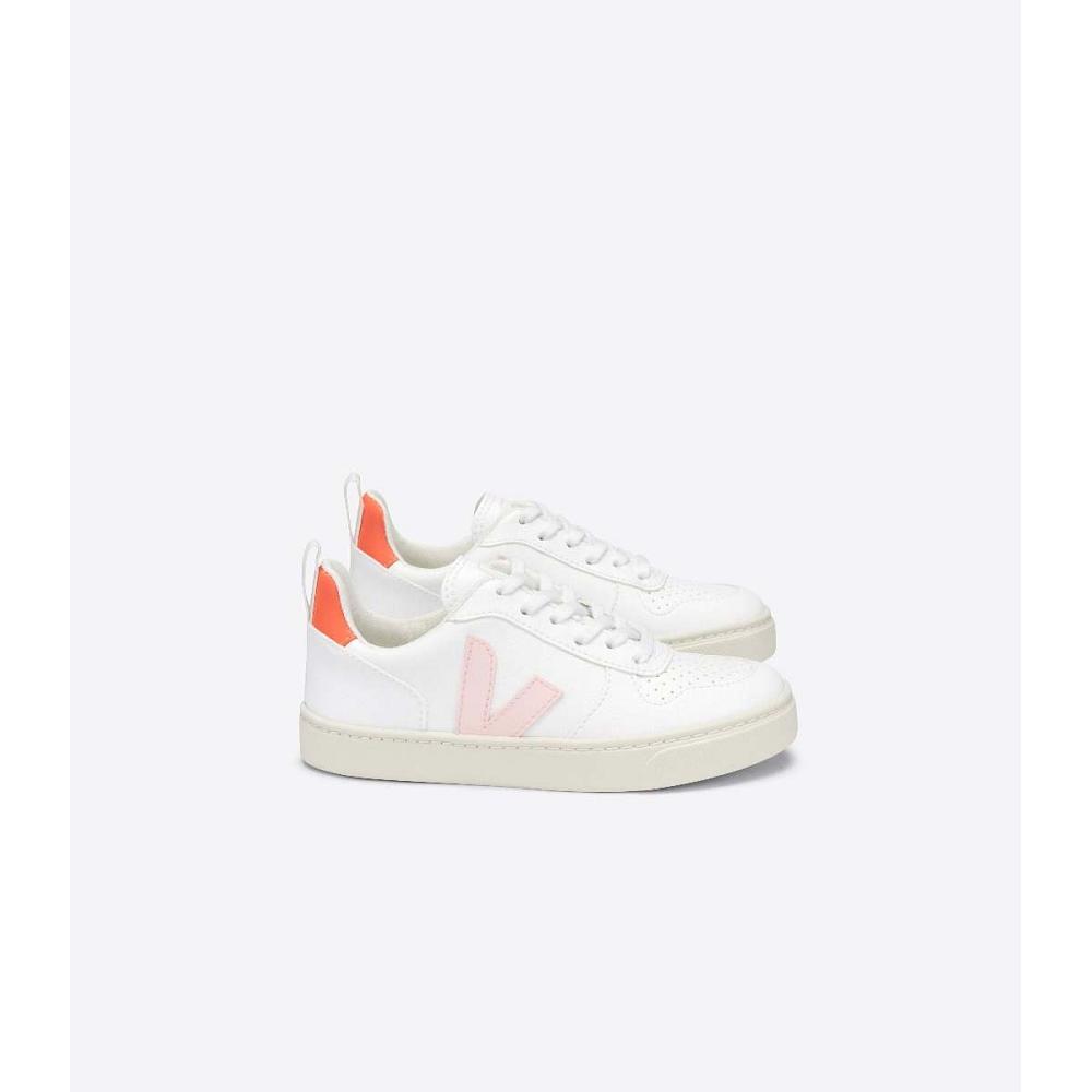 Αθλητικά Παπούτσια παιδικα Veja V-10 LACE CWL White/Orange | GR 850XYU